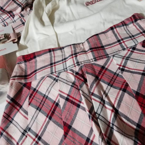 Gymboree Schoolgirls Rock size 9 shirt, 8 adjustable waist skort, 8-10 tights - Picture 10 of 11